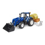Bruder 2187 New Holland-met-voorlader en accessoires