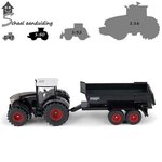 Siku 2001 Fendt met Krampe aanhanger