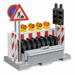 Bruder 62009 set met verkeersborden en stoplichten