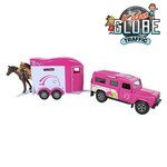Kids Globe auto met trailer