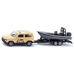 Siku 1126 Land-Rofer Defender met boot