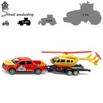 Siku 2570 Nissan met helicopter
