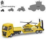 Siku 1759 MAN vrachtwagen met helikopter