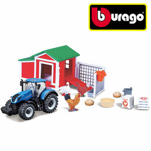 Bburago kippenhok speelset