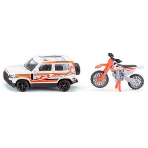 Siku 1114 Land Rover-Defender met KTM motor