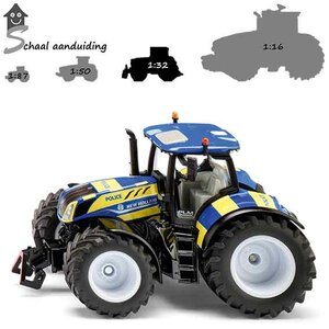 Siku 3297 New Holland Police tractor