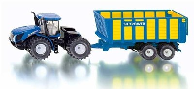 newholland tractor met aanhanger