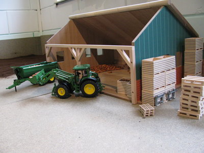 siku akkerbouw boerderij met John Deere trekker
