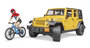 Bruder Jeep Wrangler met mountainbike