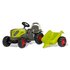 Rolly Toys Claas tractor met aanhanger