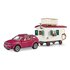 Schleich caravan met auto