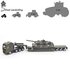 Siku 8317 Leger vrachtwagen met tank